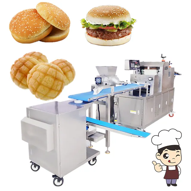 2023 Kommerzielle Gefüllte Brot ausrüstung Burger Bread Bun Making Machine
