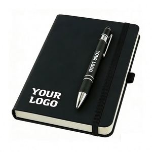 Promo Business Gift Logo Notebooks Personalized <b>Notepad</b> <b>A5</b> A6 Journal Hardcover Pu Leather Notebook Elastic Straps - Product Image 1