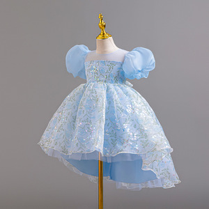 Abito Estivo in Tulle a Petali per Bambina, Vestito da Damigella per Prima Comunione e Feste - Product Image 6