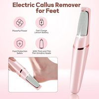 Removedor Eléctrico de Callosidades para Pies, Kits de Pedicura, Elimina la Piel Seca para Pies Más Suaves, Lima Eléctrica para Pies