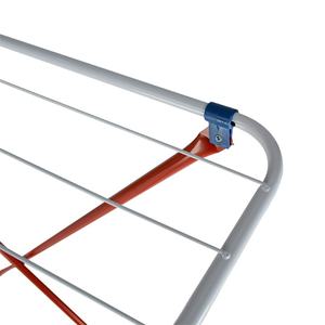 जानको इनडोर स्पेस सेविंग पाउडर लेपित लोहे के पाइप कपड़े सुखाने रैक रैक - Product Image 4