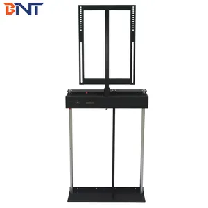 BNT Hot Sale Office Furniture 340 Degree Swivel TV Cabinet TV Stand Device TV Motorized Lift