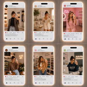 Espejo LED Creativo con Forma de Teléfono Inteligente, Estilo Instagram, Retroiluminado, para Salón de Belleza, Decoración de Boutique, Venta al Por Mayor - Product Image 4