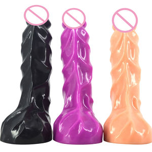 24cm Spielzeug Sex Adult Realistisch Dicker Dildo FAAK Dong Hot Sales Sex Shop Erotisches Spielzeug Gerippter Hintern Plug Sexspielzeug Dildo - Product Image 2