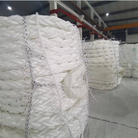 Corde d'amarrage marine en polypropylène et polyester mélangés, anti-casse, à 8 et 12 brins, 48 mm, 64 mm, 72 mm, avec certificat DNV/CCS