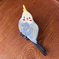 Pince à cheveux pour femme Xiyu en acétate, motif animal de dessin animé, oiseau, requin, mignonne, faite à la main, accessoire de coiffure polyvalent