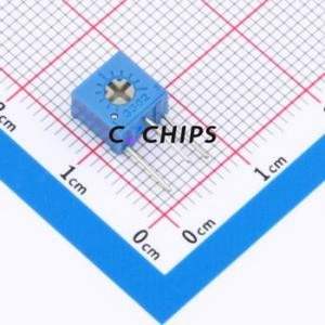 ตัวต้านทาน/โพเทนชิโอมิเตอร์แบบปรับได้สำหรับ3362X-500-LF ผ่านชิ้นส่วนรู (THT)-3P, ตัวต้านทาน7x6.8มม. 50Ohm 10% 500mW 250ppm/℃ - Product Image 1