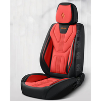 Housse de siège de voiture en cuir universelle tout compris pour les modèles K3/K5, toutes saisons, ensemble complet de 5 pièces avec des fonctions de protection