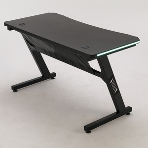 Table de jeux électronique moderne, ordinateur portable, avec lumière LED, pour jeux, ordinateur de bureau, course, RGB, nouvelle collection - Product Image 5