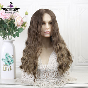 Perruques ondulées permanentes pour femmes juives orthodoxes, dentelle européenne, <span class=keywords><strong>cheveux</strong></span> européens, 26 pouces, livraison rapide, dentelle HD, sans colle - Product Image 4