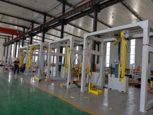 Machine d'emballage de palettes entièrement automatique, machine d'emballage de palettes par étirage pour l'emballage et le transport de plateaux - Product Image 3