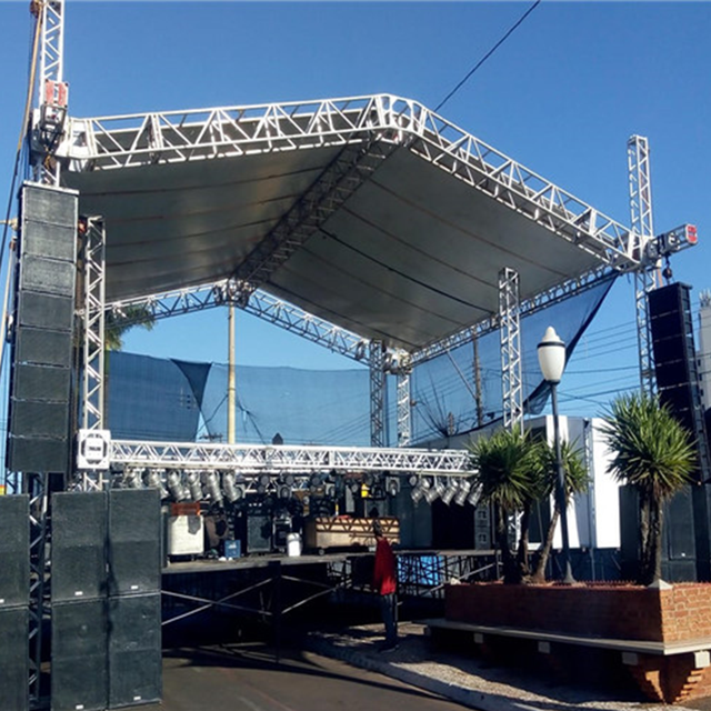 Portable Aluminum Alloy Modular 4x8ft 500kg Load Capacity Mobile Folding Stage Platform Stage Truss System