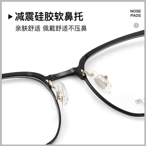 Montures de lunettes en titane pur 6088, légères, style business décontracté, pour hommes, origine Danyang - Product Image 3