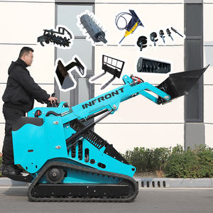 شحن مجاني - جرافة انزلاقية صغيرة YF750 بمحرك كوبوتا يورو 5 EPA، موديل V1000pro مع ملحقات قابلة للتركيب، للبيع - Product Image 2