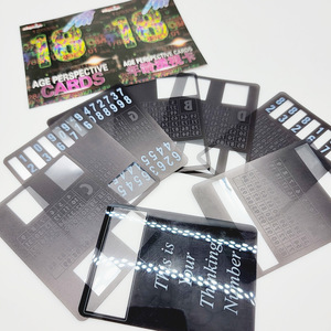 Cartes anti-âge G0669, Accessoires de magie King Magic, Jouets pour enfants, Spectacles de festival, Méditation - Product Image 4