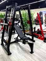 Tour de musculation multifonction professionnelle en acier, équipement de fitness à charge libre, système double puissance, banc incliné pour exercices supérieurs, épaules et bras