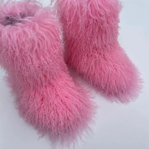<span class=keywords><strong>Prix</strong></span> bon marché d'usine Bottes en fourrure <span class=keywords><strong>de</strong></span> mouton <span class=keywords><strong>de</strong></span> Mongolie Bottes d'hiver pour femmes - Product Image 5