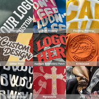 T-shirts 3D en relief, design personnalisé, vêtements pour hommes, impression de logo en relief, t-shirt en coton tricoté, impression sur t-shirt