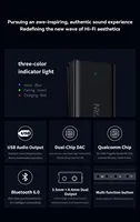 Décodeur portable TRN Wave et amplificateur de casque avec deux puces DAC C43198, longue autonomie de batterie et performances à faible bruit