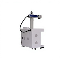 Machine de marquage laser à fibre MOPA pour l'acier inoxydable, gravure couleur créative