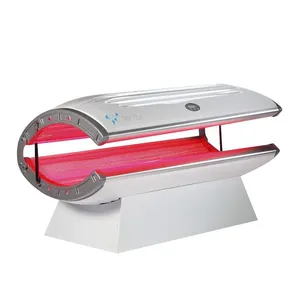 Cama de Bronceado con Terapia de Luz Roja LED, Tipo Cápsula, para Interiores, con Cobertura <span class=keywords><strong>UVA</strong></span>/<span class=keywords><strong>UVB</strong></span> 360°, para Spa y Salón de Belleza - Product Image 4
