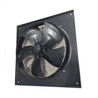 Ventilateur industriel haute efficacité 400 mm, 5 pales métalliques, AC220V/380V, ventilateur axial pour sous-sol