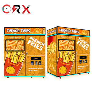 Máquina Expendedora de patatas fritas inteligente comercial de nuevo estilo, máquina expendedora roja completamente automática, patatas fritas - Product Image 6