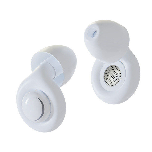 NC-6 New Model Sleep Earplugs Bullet-Shaped Silicone Super Noise Reduction Anti-Noise Silent Professional