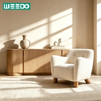 Canapé moderne en tissu avec structure en bois pour salon, chaise avec coussin capitonné, mobilier d'intérieur, canapé écologique pour hôtel, villa