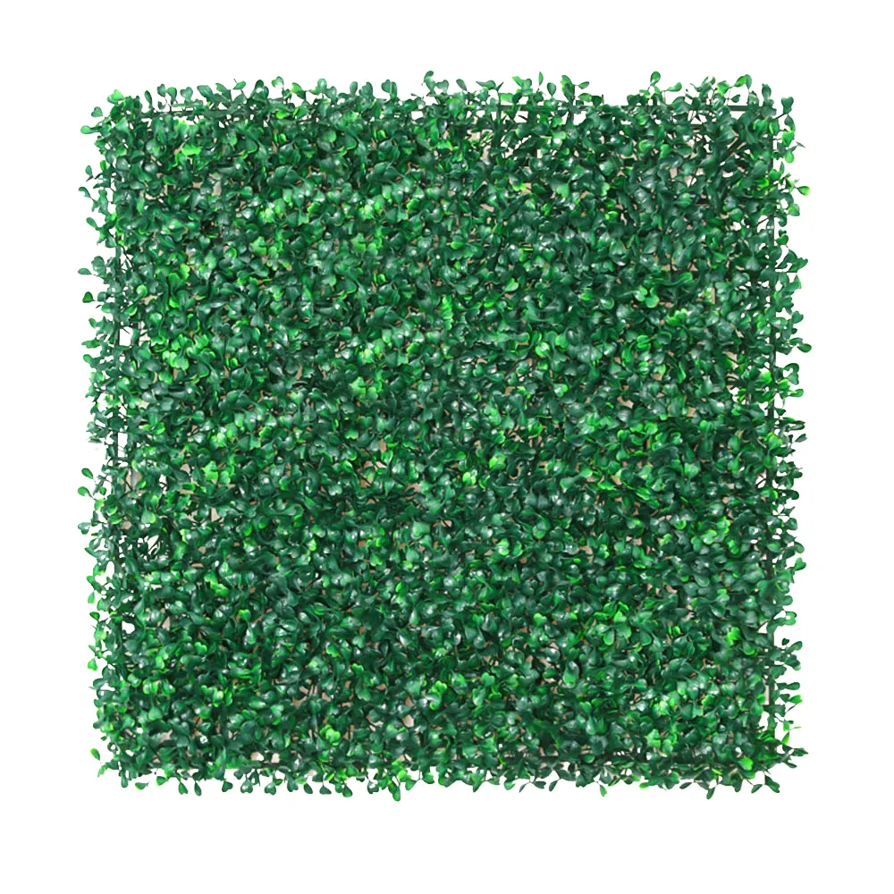 P4 Faux Wall Plants Panel Vertical Garden Green Backdrop Artificial Grass Hedge Plant For Wall Decor