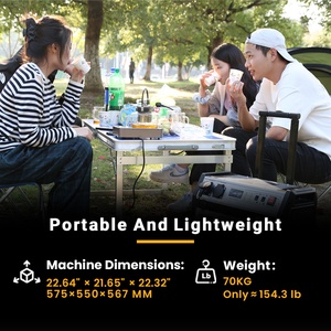 <b>Rechargeable</b> Portable Industrial Power Station SOFIMO PS-4800 <b>Battery</b> Generator 3500W - Product Image 6