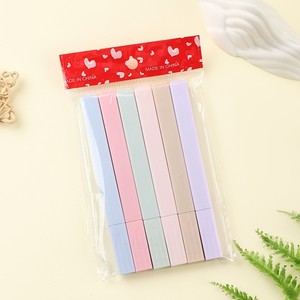 Bview – Lot de 6 surligneurs <span class=keywords><strong>pastel</strong></span> à pointe oblique, protection oculaire, marqueurs fluorescents pour l'étude et le bureau - Product Image 1