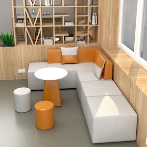 Ensemble de canapés de réception en cuir convertible de haute qualité pour hôpitaux, appartements et enfants - Product Image 6