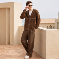 Benutzerdefiniertes Logo OEM & ODM Herren-Pullover Herbst Winter Neuer Bestseller Strickjacke Herren-Strickpullover Hautfreundlich Warme Strickpullover