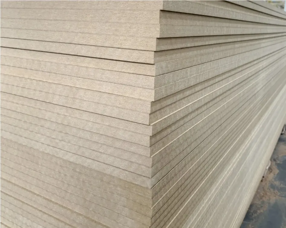 Melamine Board 18mm E0 White Contemporary Indoor E1 Low Formaldehyde Eco Friendly Board Wood Fiber Mdf Board More Than 5 Years
