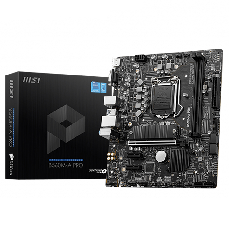 MSI B560M-A PRO Gaming Motherboard - Supports 11th Gen Intel