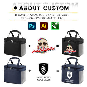 Sac à lunch isotherme personnalisé avec logo IDEA GIFT, sacs thermiques imperméables en Oxford, sacs thermiques en aluminium pour la livraison de nourriture avec logo - Product Image 3