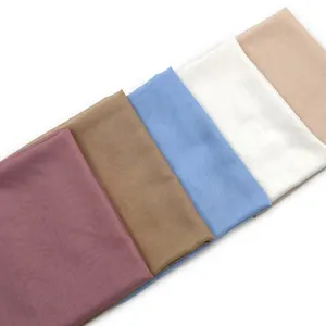 Bufandas cuadradas de gasa de algodón japonés para mujer, hijab liso, tudán, bawal