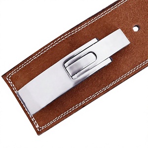 Accessoires de fitness Ceinture de musculation Ceinture de levage de poids Ceinture de musculation en caoutchouc naturel Boucle antidérapante Unisexe - Product Image 4
