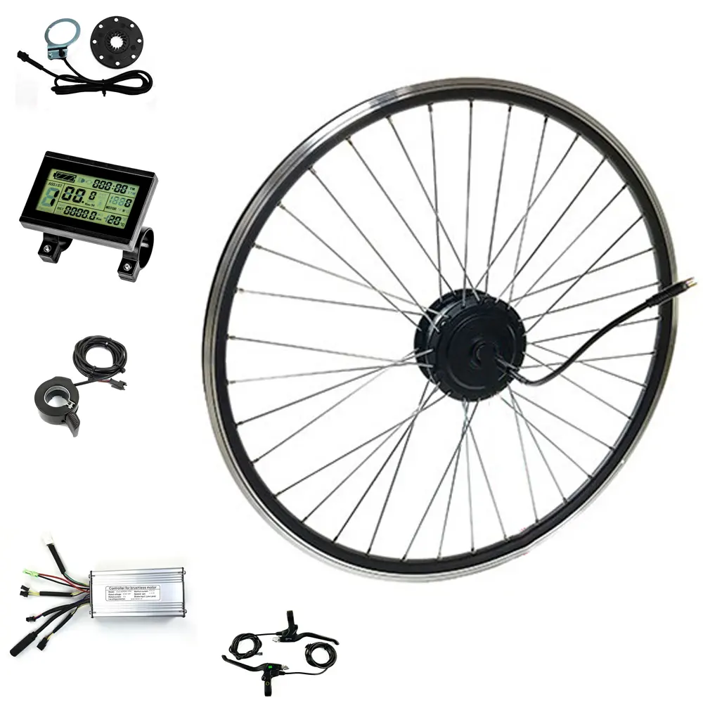 Joyebikes-Kit de conversión de bicicleta eléctrica, piezas de bicicleta eléctrica, motor de 36v, 48v, 500w