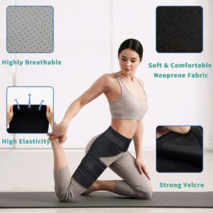 Đàn hồi thể thao chống căng cơ kết thúc tốt đẹp xà cạp dây đai chân hip bảo vệ tích hợp háng khớp đùi hạn chế thắt lưng phụ trợ - Product Image 5
