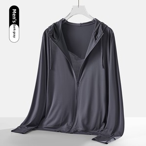 Nouveau Style d'été sans sexe Cardigan <span class=keywords><strong>veste</strong></span> respirante <span class=keywords><strong>anti</strong></span>-<span class=keywords><strong>UV</strong></span> jusqu'à UPF50 crème solaire pour hommes femmes sensation de glace vêtements de peau - Product Image 6