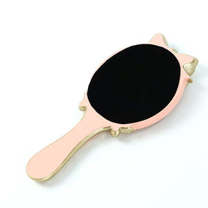 Style européen créatif rétro plume de phénix classique princesse beauté poignée miroir classique dentelle résine rétro miroir de maquillage - Product Image 3