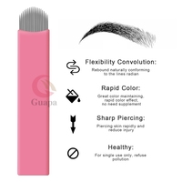 Groothandel Professionele Nano 0.15Mm Microblading Naalden Wegwerp Permanente Make-Up Naald Blades Wenkbrauw Tattoo Handmatige Bladen