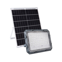 Reflector Solar LED de Alta Potencia para Exteriores, Ultra Brillante, Ángulo de Haz Ajustable de 180°, Control Táctil por Voz/Remoto, IP65 Impermeable