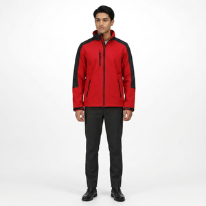 Chaqueta Softshell para Hombre, 100% Algodón, con Capucha, Impermeable, Servicio OEM, Tallas y Colores Personalizados, Venta al Por Mayor - Product Image 1