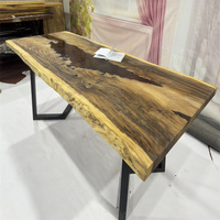 Nouvelle Table en Résine Époxy Tendance 2026 de Fabrication Directe, Noir Noble, En Stock – Table à Manger en Résine Époxy