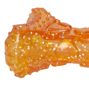 Özel renkli dayanıklı köpek çiğneme oyuncaklar TPR kemik Squeaker Pet oyuncaklar mavi sert agresif chewers çiğneme dogtoys yıkılmaz - Product Image 5