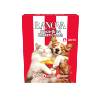 Friandises pour chats lyophilisées sur mesure OEM, recette poulet, saveur jaune d'œuf, vente en gros, collations saines pour chats