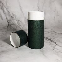Boîtes en papier rondes OEM Kraft pour emballages de pommades, déodorants, contenants de parfum, tubes cylindriques